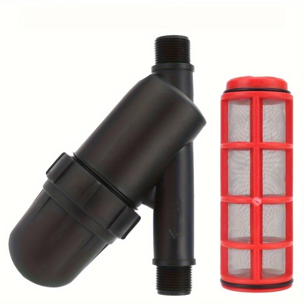 1pc Outdoor Plastic Water Filter Compatible Heavy-Duty Mesh Irrigation Water Purification System For Drip Irrigation Systems