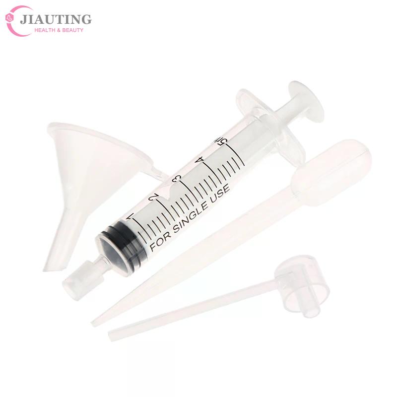 3/4 Stück Parfüm Nachfüllwerkzeug Set Kunststoff Diffusor Spritze Stroh Pipette Trichter Sprühspender Erforderliche Kosmetikwerkzeuge