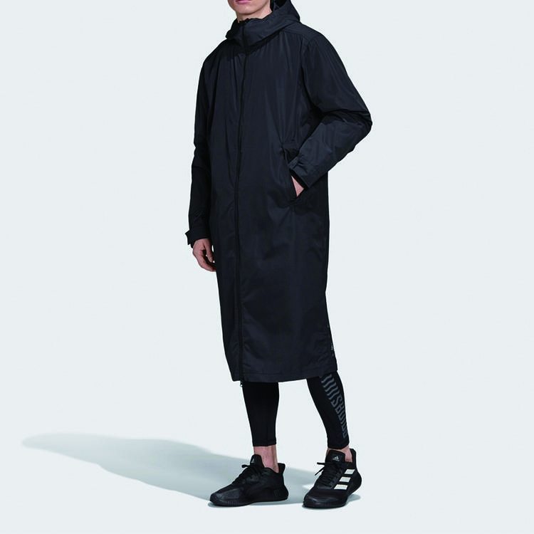 Adidas Tech Parka Jacket Men Outerwear Black FI4659