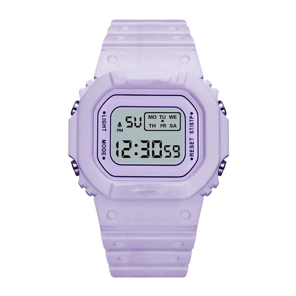 UTHAI CE117 Sports Electronic Watch Unisex Square Watches Students Digital Wristwatch Waterproof Clock Bracelet For LED