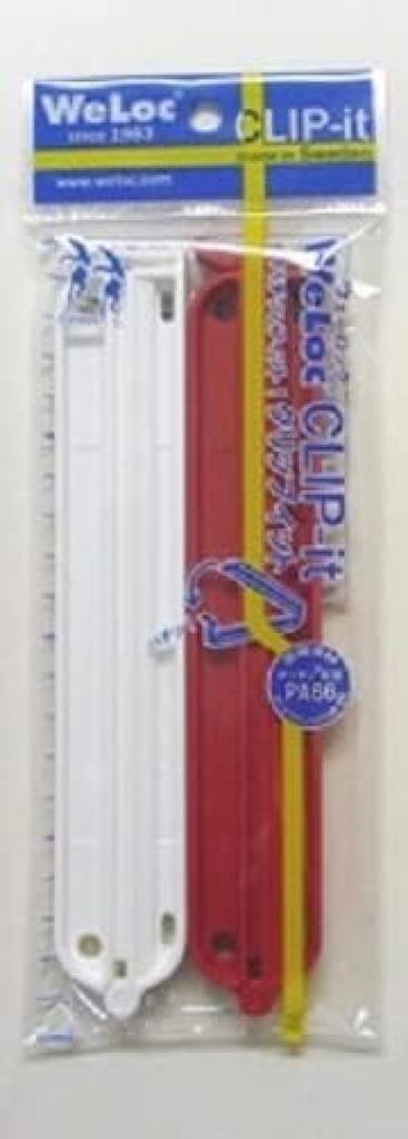 WeLoc PA150B2 150mm x CLIP-it 2-pack (White & Red)