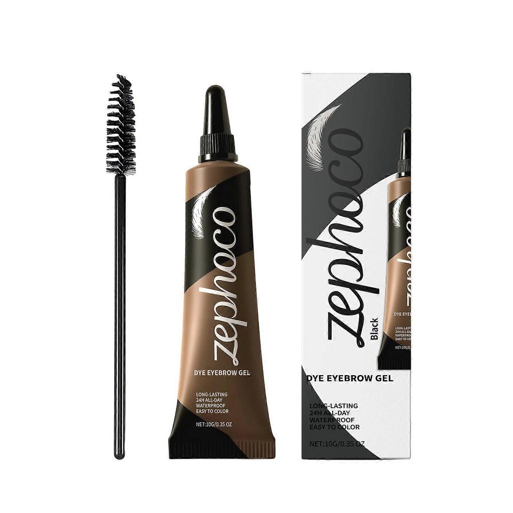 Anti-Sickening Colored Eyebrow Pencil (Black) - Smooth Cream Formula That Is Easy To Apply, Creating A Full, Three-Dimensional And Natural Eyebrow Sha