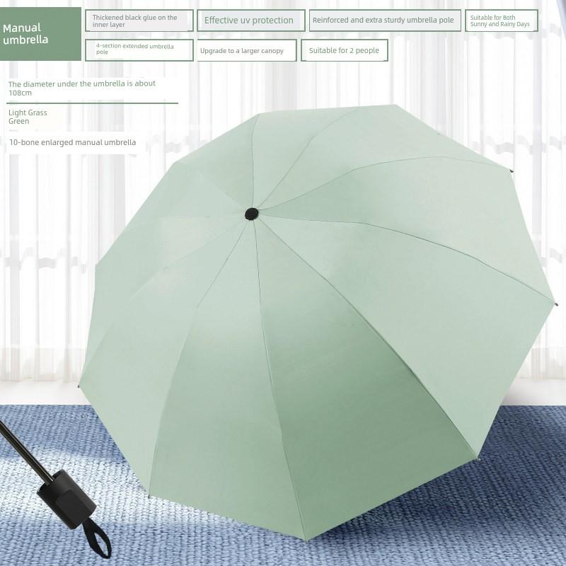 Umbrella, Sun Umbrella, Sun Protection, Uv Protection, Sunshade Umbrella for Women, Dual-Use for Sun and Rain, Manual Folding Umbrella, Large Size