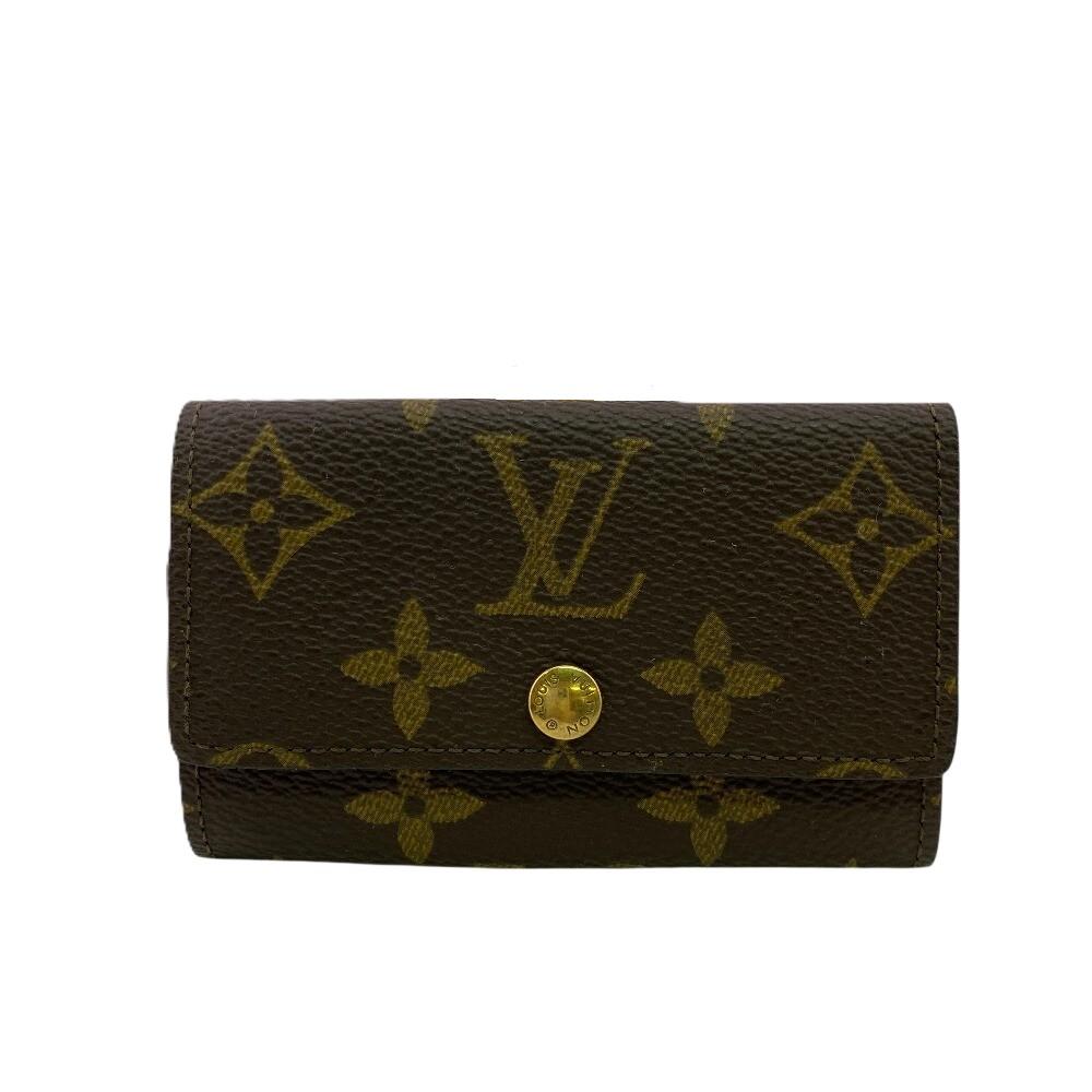LOUIS VUITTON M62630 six hooks Monogram Monogram Multicles6 Key holder  Brown Monogram Used