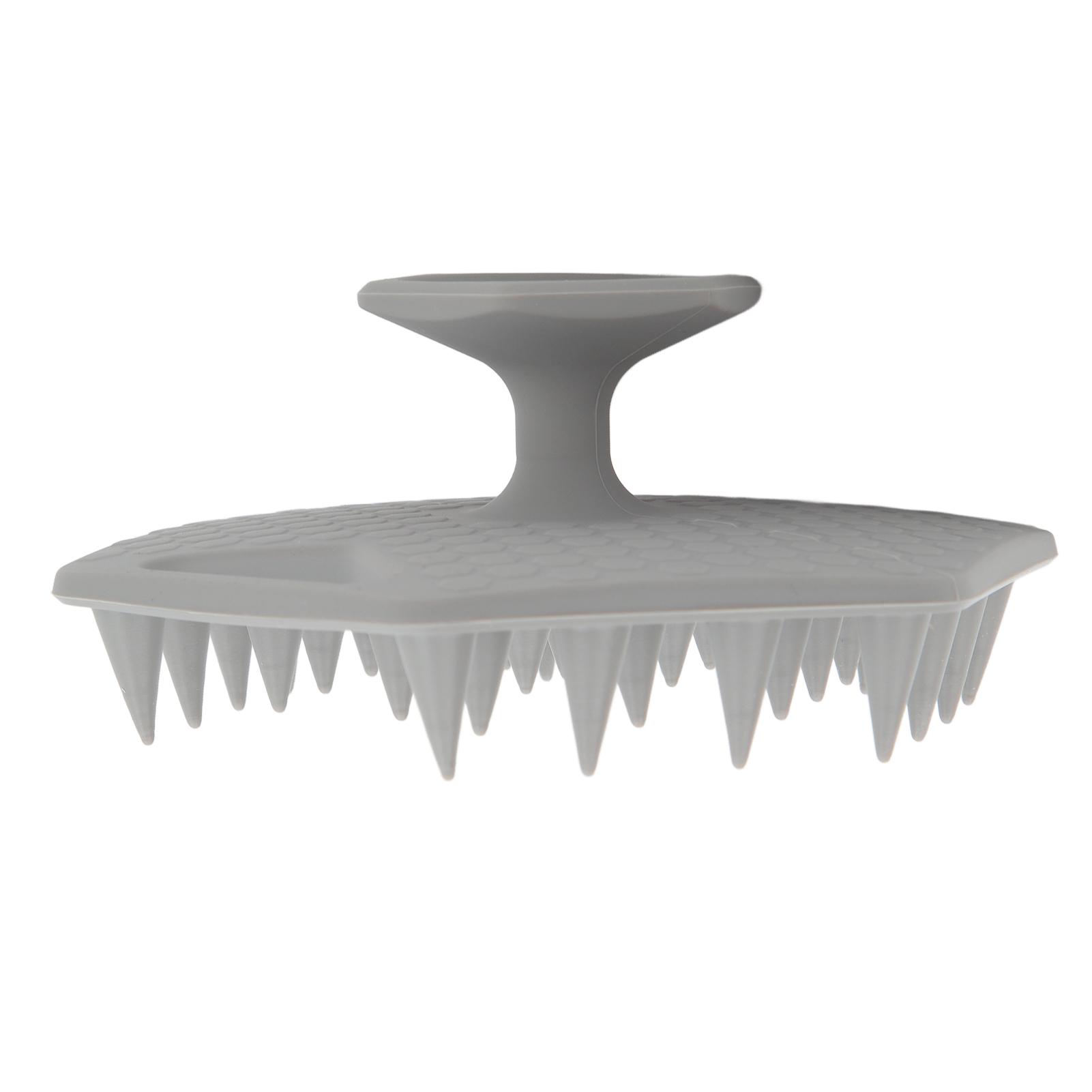 

Facial Exfoliating Brush Deep Cleansing Soft Silicone Face Beard Brush with Suction Cup Grey серый