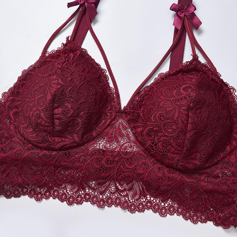 Модный женский сексуальный кружевной бюстгальтер со съемной подкладкой ...
