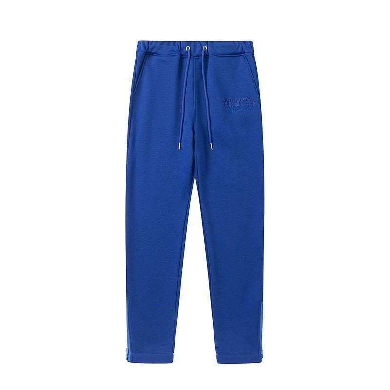 Mens Hooded Fleece-Lined Cotton Sweatshirt Jogger Set Hip Hop Streetwear Winter Casual Outfit