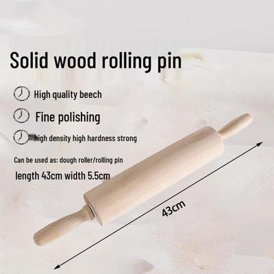 Homeglen Solid Wood Rolling Pin