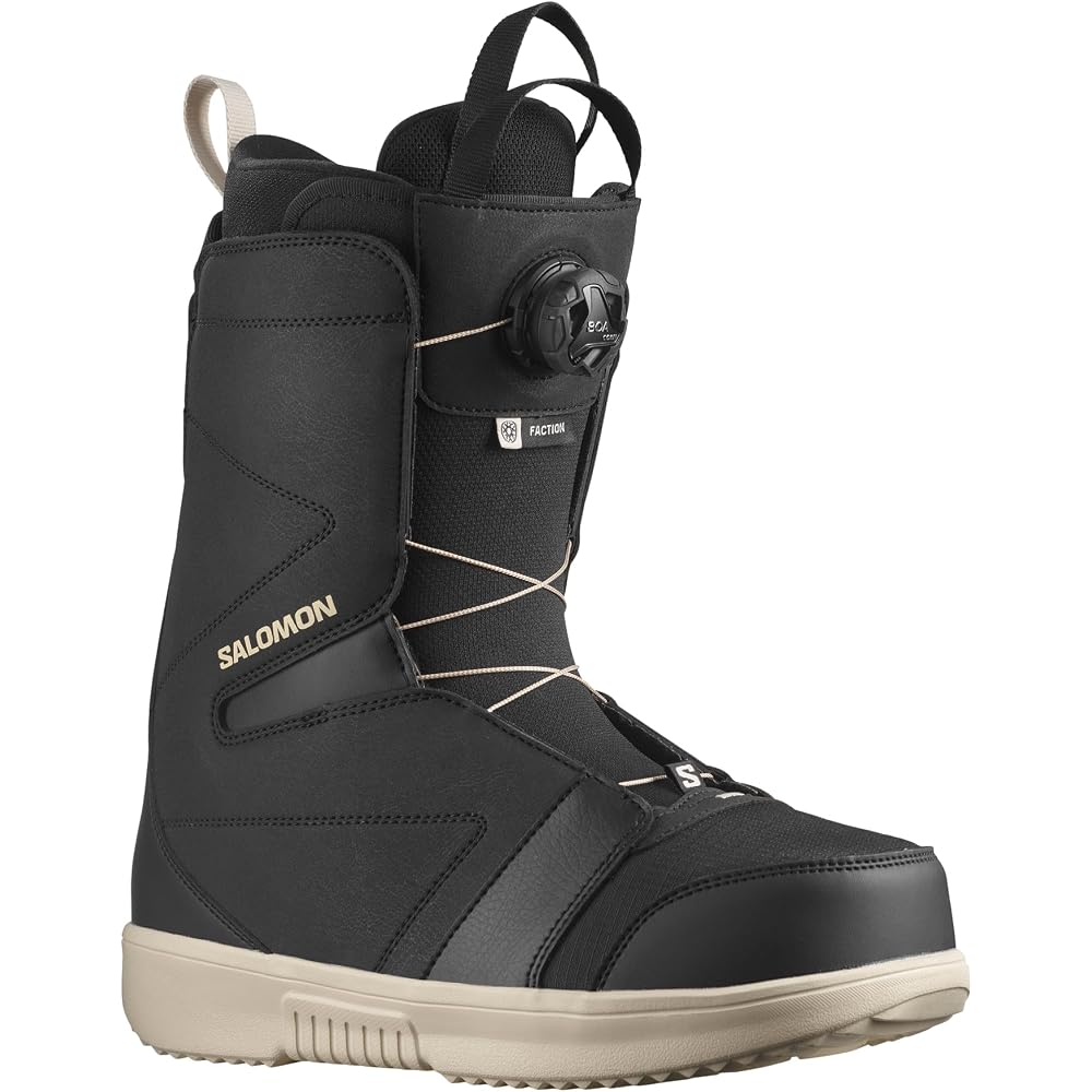 Salomon Faction Boa Snowboard Boots Men s 26.5 cm Black/Rainy Day Waterproof Insulated