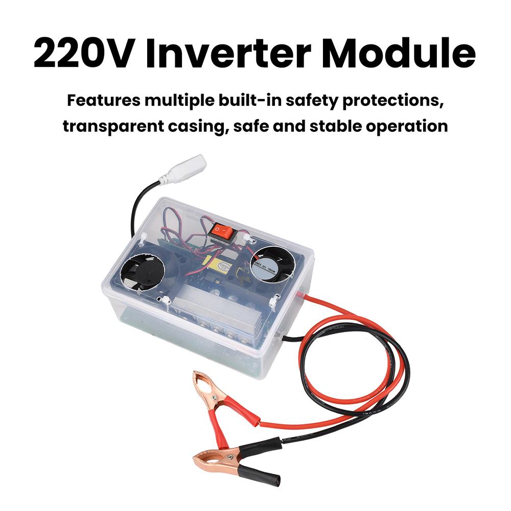 DC 11-11.1V to AC 111V Inverter Circuit Board Boost Converter High-Power 111W Transformer Module for Electric Scooter Charging
