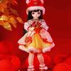 Official Dream Fairy 1/4 Kawaii 16 Inch Ball Jointed Doll Full Set With Student Uniform Bjd Msd Diy Collection Toy Girls