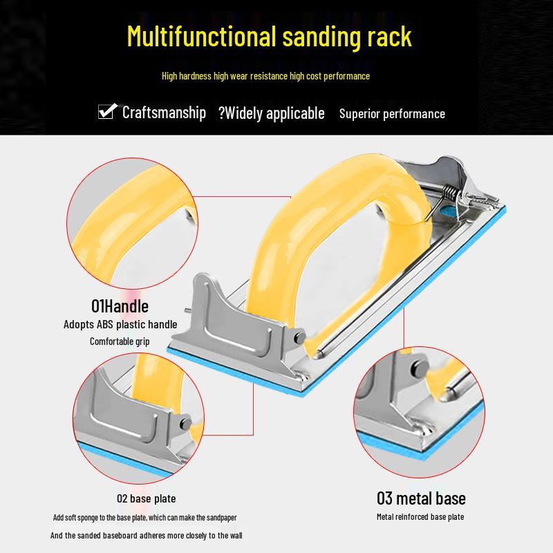 Wall-Mounted Sandpaper Holder for Polishing & Grinding