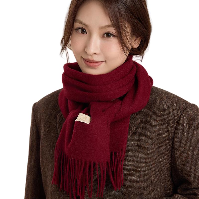 Yuxiaoduo Pure Wool Long Scarf & Shawl