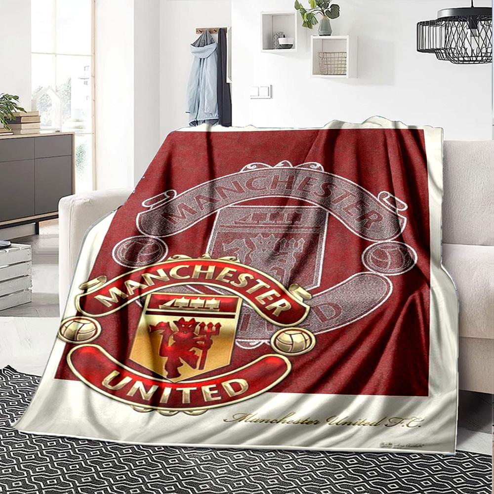 Manchester Blanket Soft Cozy Great for Chair Bedding Bed All-Season Use Digital Print Unique Gift for Family and Friends Camping