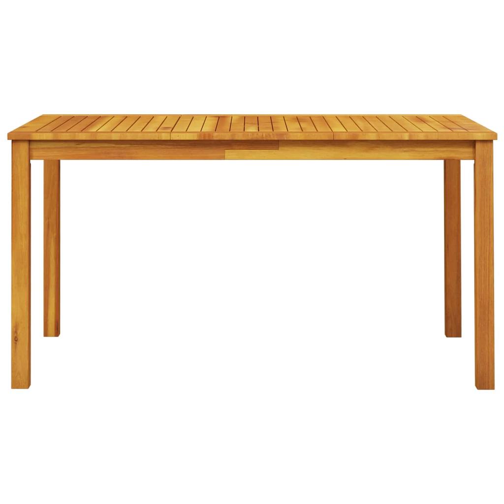 Garden Dining Set 5 pcs Brown Solid Acacia Wood