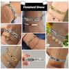 New Bow Crown Butterfly Heart Key Cherry Pendant Italian Charm Link Stainless Steel Fit 9MM Bracelet Women Men DIY Making Gifts