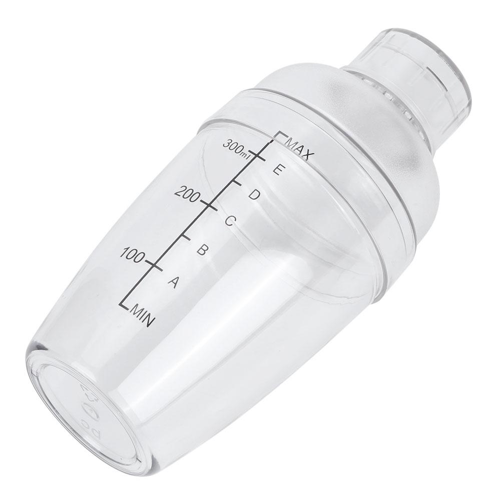 PC Cocktail Shaker with Scale Milk Teapot Juices Wine Plastic Cup for Home Bar Store