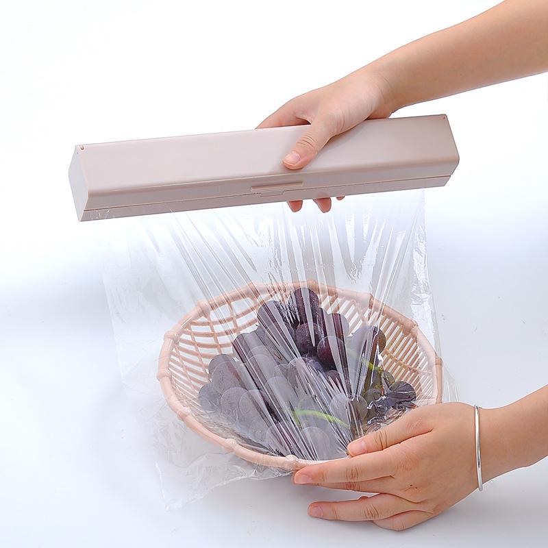 Stainless Steel Cling Film Cutter & Storage Box