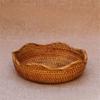 Handmade Woven Basket Rattan & Willow Material Decorative Storage for Home