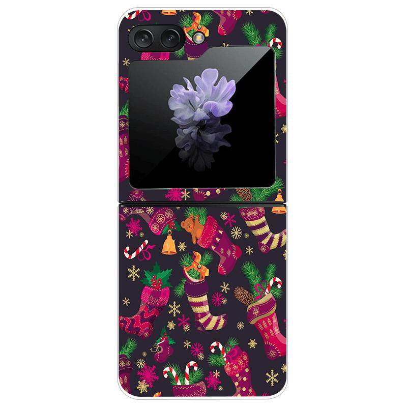 For Samsung Z Flip7 Hard Case ZFlip7 5G Transparent PC Phone Cases For Galaxy Z Flip 7 Fashion Cartoon Clear Protective Fundas