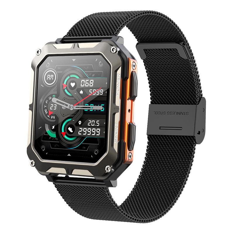 

Смарт-годинник C20 Pro 1,83 дюйма для чоловіків, музика, BT-дзвінки, вуличний спорт, фітнес-трекер, пульс, артеріальний тиск, смарт-годинник