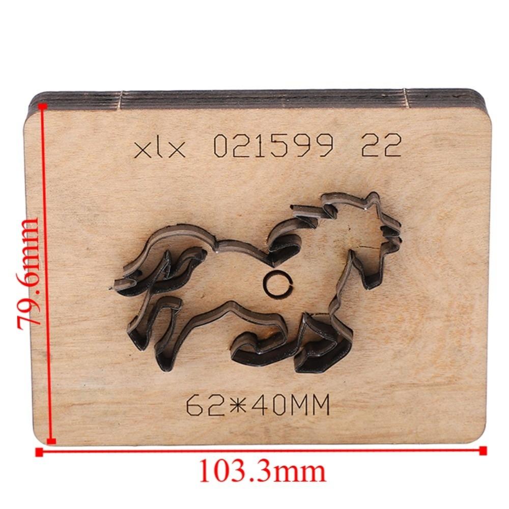 Horse Shape Leather Cutting Die Alloy Steel Craft Tool DIY Punch Cutter  For Leather Craft