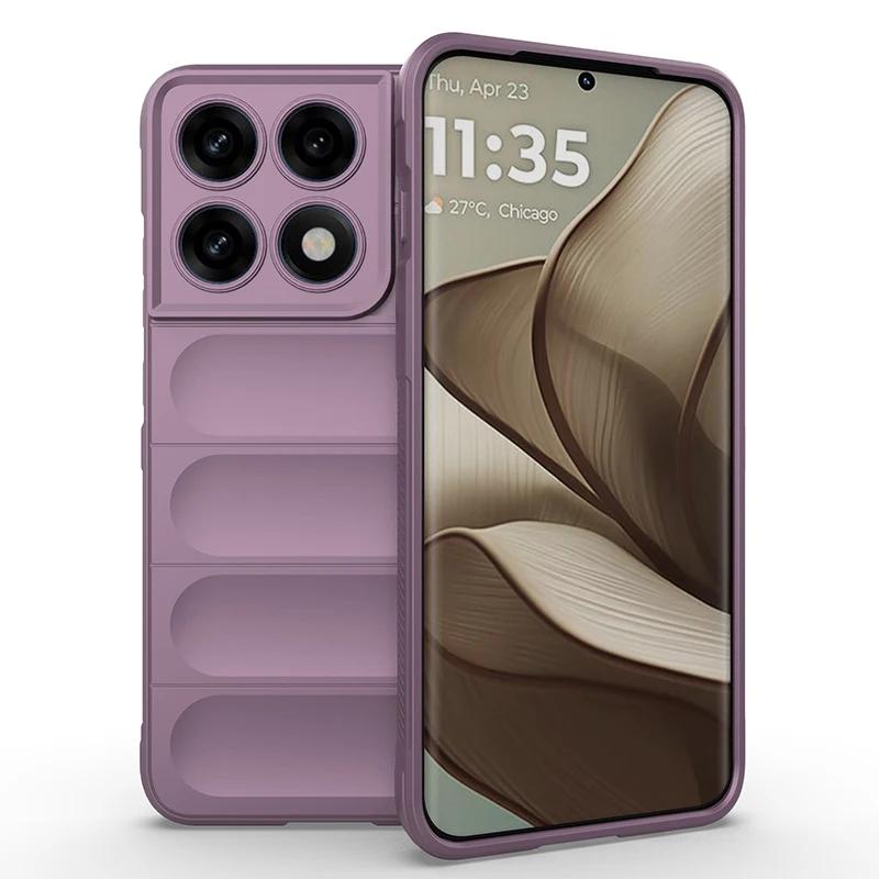 Miękkie silikonowe etui do Motorola Edge 70 Pro Odporne na wstrząsy Antypoślizgowe Ochronne tylne etui Pokrowiec Funda Motorola Edge 70 70 Fusion