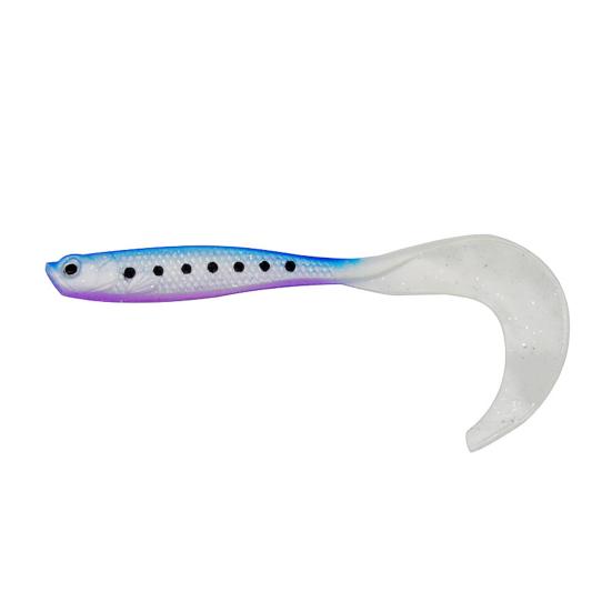 4Pcs Luya Baits Realistic Design 6cm Reel Tail Lifelike Patterns Realistic Swimming Action Lure Freshwater Saltwater Baits