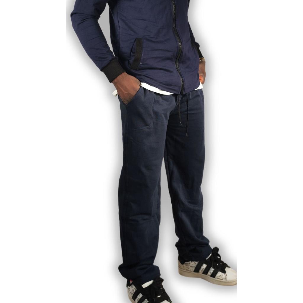 Navy Blue Tracksuit Team - Hooded Top And Tracksuit