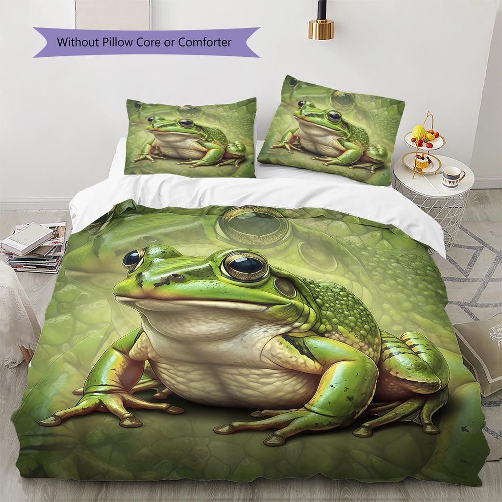 Cartoon Pattern Bedding Quilt Set Quilt Cover Pillowcase Home Decoration Birthday Gift (1 * duvet cover + 2 * pillowcase, without core)