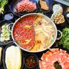 Stainless Steel Mandarin Duck Pot Kitchen Hotpot Practical with Divider Wok Frying Pan Divided Induction Cooktop
