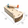 Physik-Bildung Taschenlampe DIY-Kit Praktisches Wissenschaftsexperimentier-Kit Lernen zu Hause