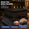 Sunproof Hot Tub Cover Polyester Material Square Hot Tub Cover Outdoor Hot Tub Cover  SPA Cover