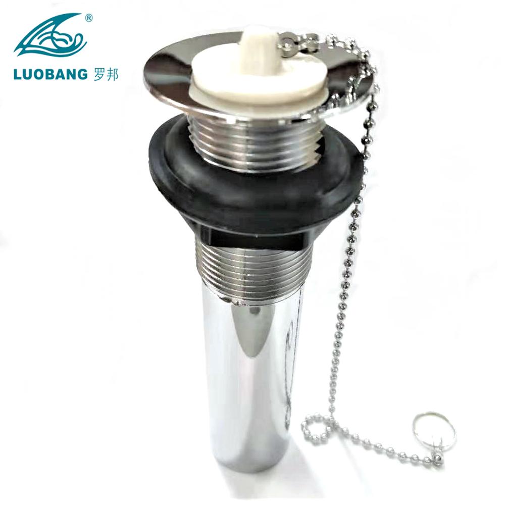 Kitchen Bathroom Brass Wash Basin Drain Sink Waste Drainer (Silver,Brass) серебряный