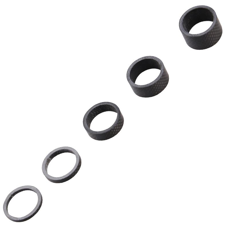 Arruelas de Fibra de Carbono para Bicicletagarfosconjuntos de tigelasguidõesarruelas de altura de fibra de carbonoacessórios para bicicleta