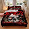 Slayer South Heaven Nadruk 3-częściowy Komplet Pościeli Poszewka na Kołdrę z 2 Poszewkami na Poduszki Domowy Prezent Urodzinowy