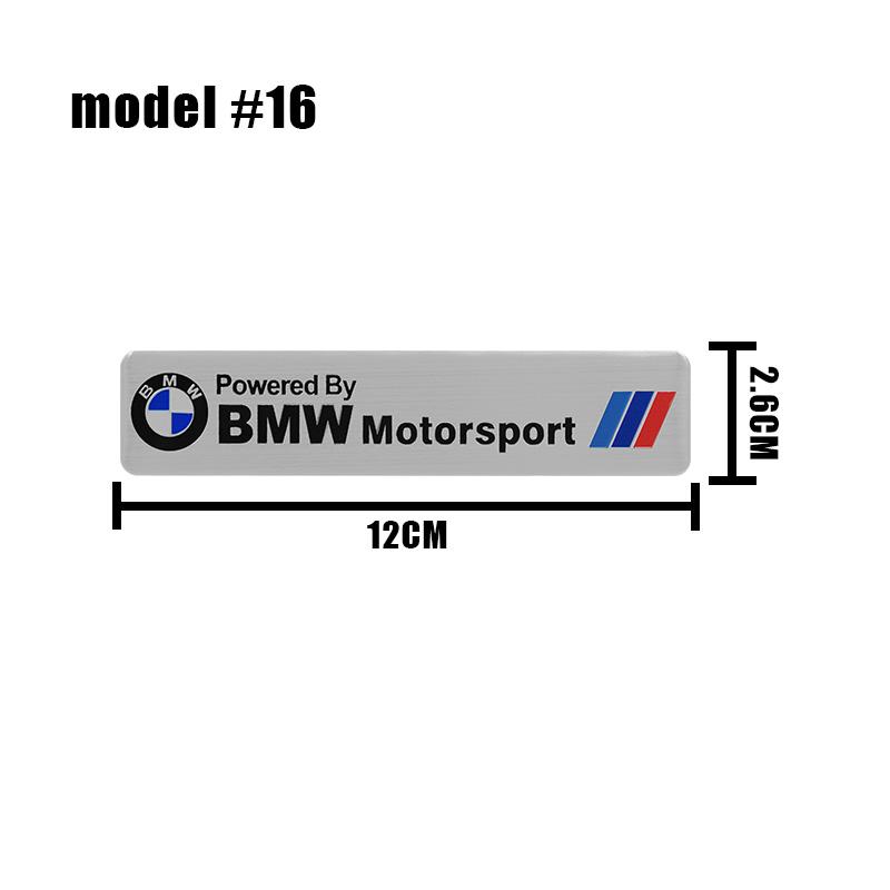 Zinc Alloy Styling Car Body Trunk Emblem Sticker Accessories For BMW E46 E90 E60 F30 F10 E39 E36 E87 F20 E90 E70 M3 M5 M6 G20 Z3 AQ3