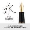 Pilot Custom 74 Fountain Pen FM Fine Medium (Black) FKKN12SRBFM, 14K Nib