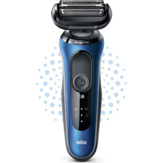 

Беспроводная бритва Braun New Series 6 B1000s, AutoSense, SensoFlex, EasyClick, влажная и сухая