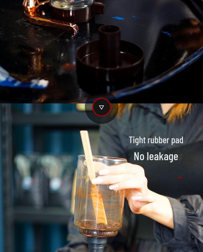 Household Glass Siphon Coffee Maker Set - 3 & 5 Serving Options