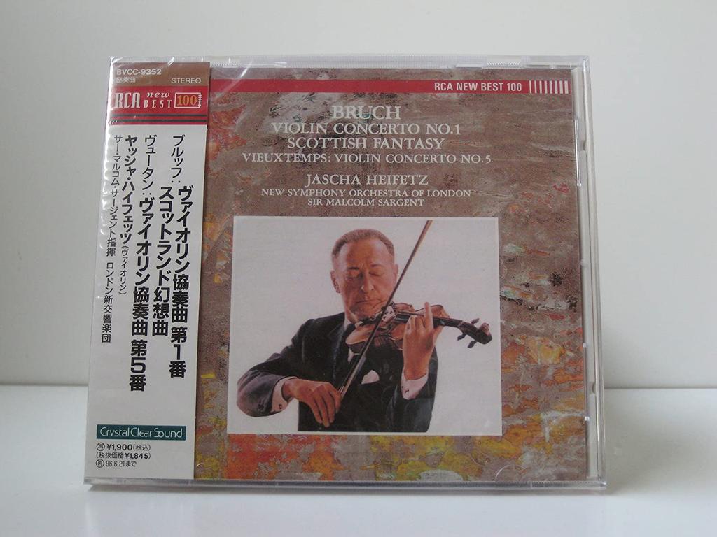 CD HEIFETZ (JASCHA), BRUCH, SARGENT (S - Bruch: VN Concerto / Scott BVCC9352 Japan Classical Used