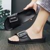 Men's Outdoor EVA Thick Sole Sandals - Summer, Plus Size, Buckle Style.