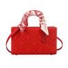 Princess Diana Bag Heavy Industry Embroidery New High-end Silk Scarf Versatile Handbag Bag Women's Shoulder Messenger Bag