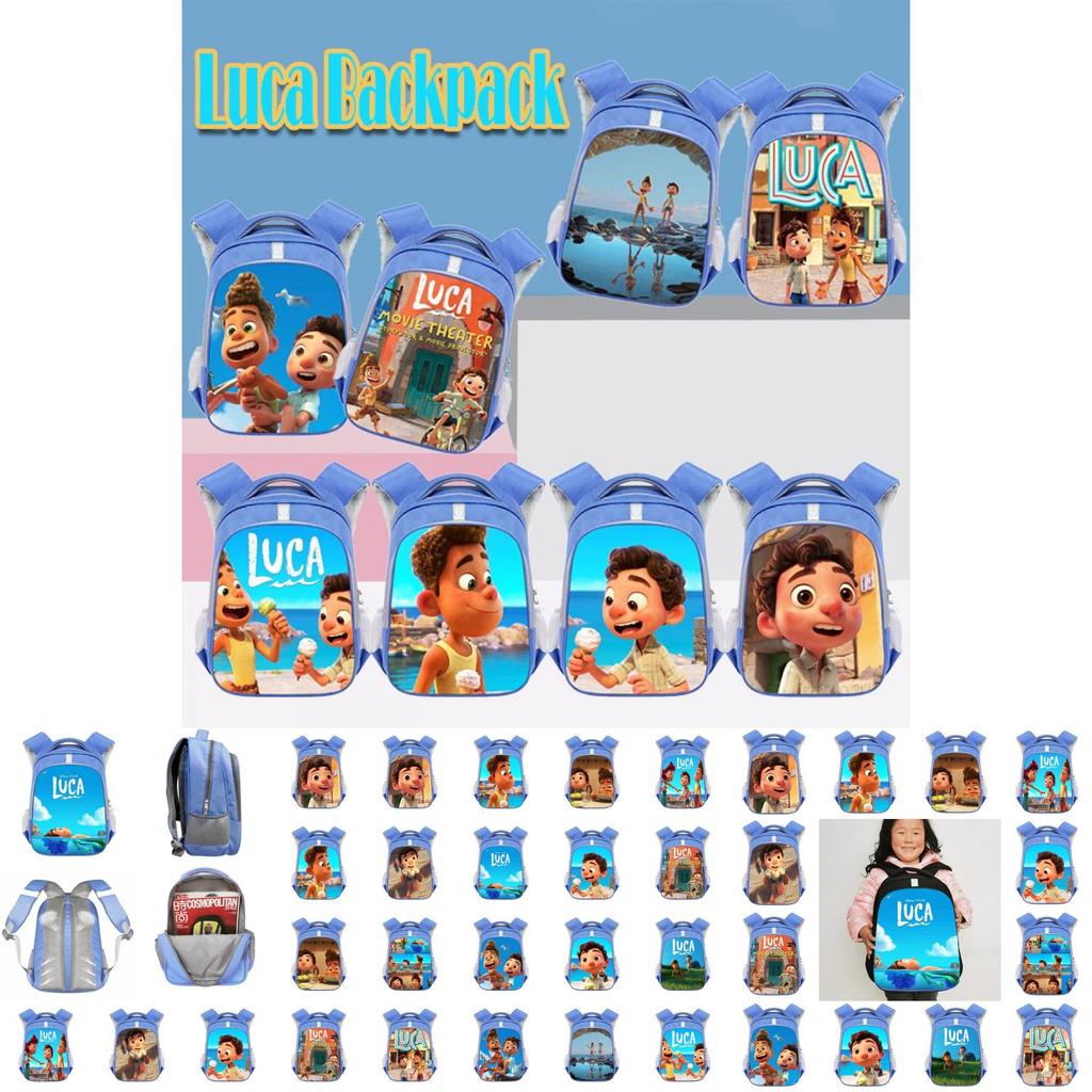 Lebendiger Luca Alberto Rucksack 3D-Druck mit reflektierendem Streifen für Kinder und Schüler