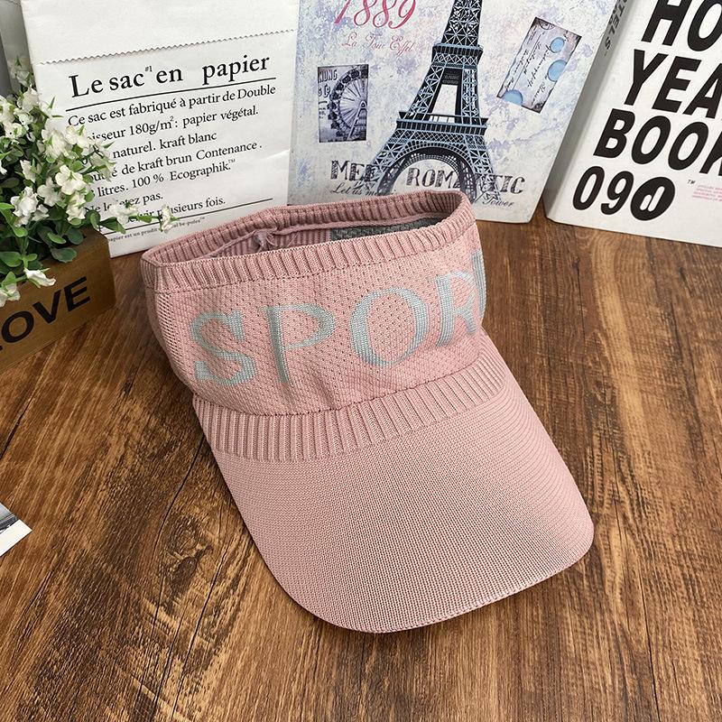 Women's UV Protection Lightweight Summer Visor Hat for Outdoor Sports