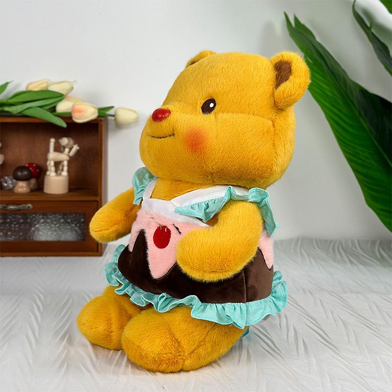 Cake Skirt Bear Doll Plush Toy Comfort Sleeping with Pillow Grab Machine Doll Doll Doll