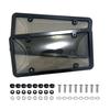 Transparent License Plate Holders with Screws UV Resistant Universal Fit