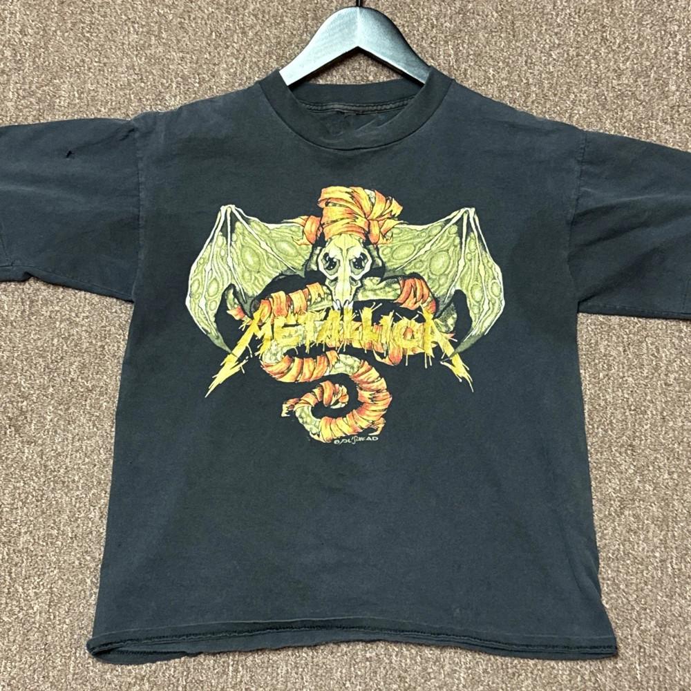 

Винтажный стиль Metallica Wherever I May Roam Тур 90-х Перепечатка Унисекс Футболка S-4XL S
