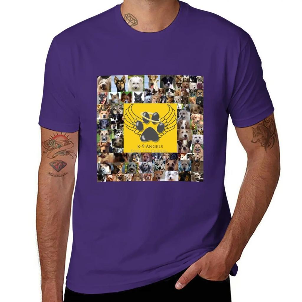 K-9 ANGELS RESCUE COLLECTION T-Shirt plus size tops Aesthetic clothing summer top hippie clothes t shirts
