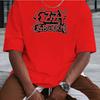 Ozzy Logo Printed T-shirt Heavy Metal Fitness Street Style Men's and Women's Summer Leisure Sports Pure Cotton Short Sleeves